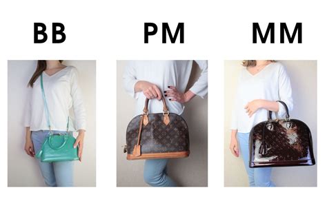 lv verschil tussen pm en mm|Louis Vuitton Size Guide: BB vs MM vs .